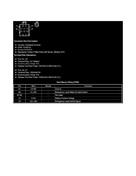 Chevy silverado 1500 relay diagram